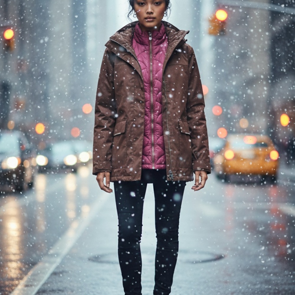 Women's Brown and Pink Jacket by Zeroxposur